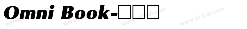 Omni Book字体转换